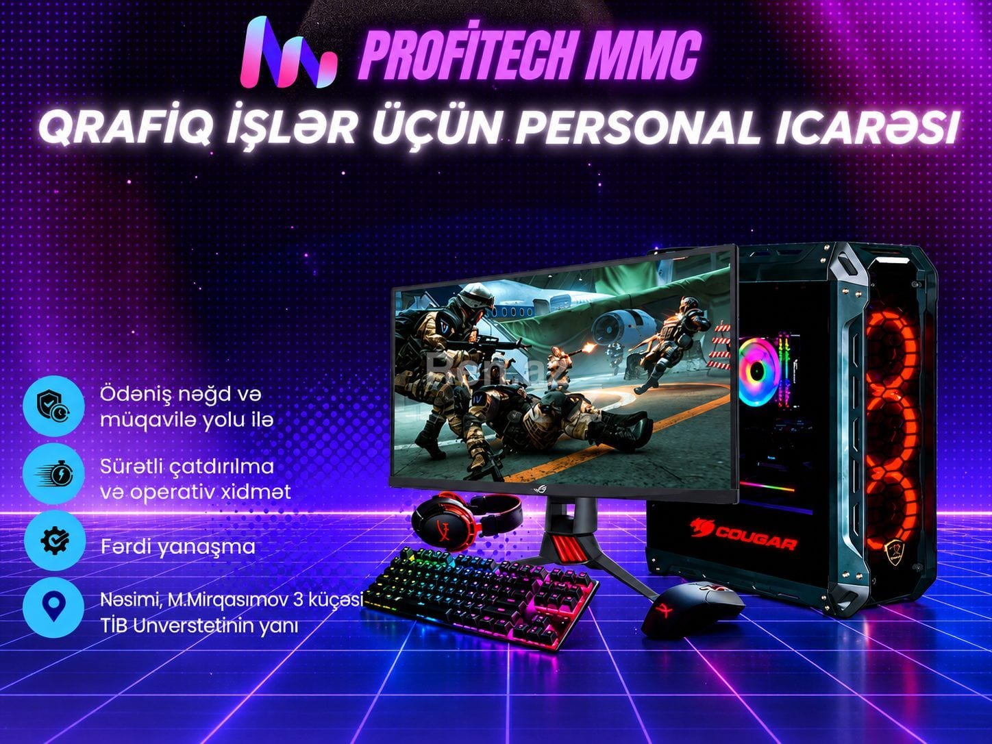 Ağır Qrafik və 3D Dizayn Kompüterlərinin İcarəsi