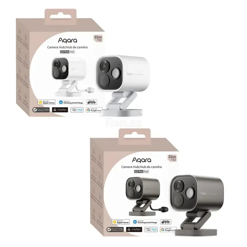 Ağıllı ev üçün kamera Aqara Camera Hub G5 Pro – PoE